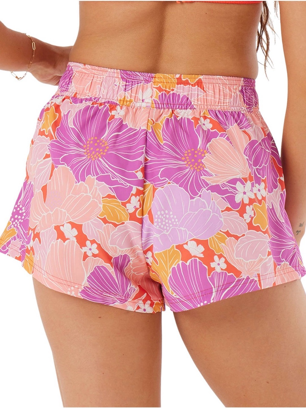 Roxy Women’s Bell Bottom Blooms No Bad Waves Boardshort Size S - Picture 4 of 4